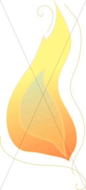 pentecost clipart single flame