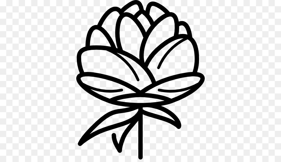peonies clipart black and white