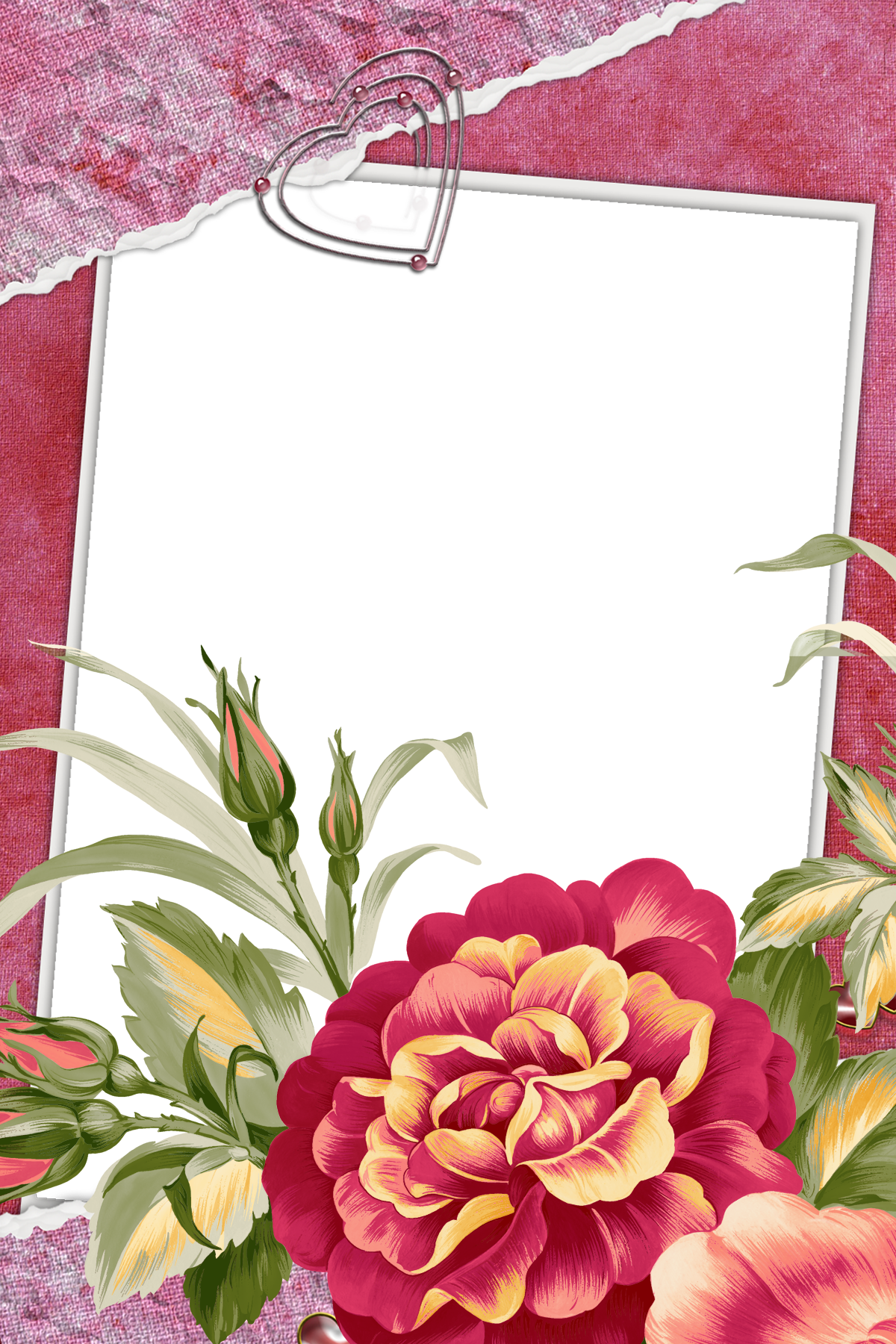 Peonies clipart frame. Large red transparent with