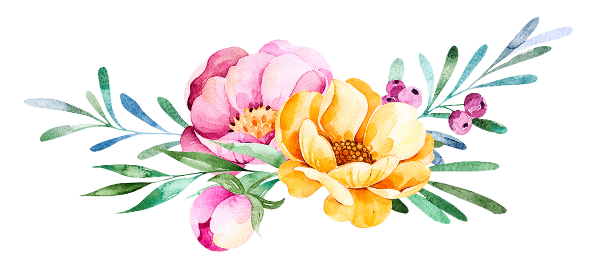 Watercolor Flower Swag Svg Shefalitayal