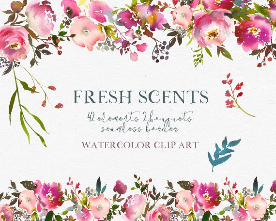 Portal . Peony clipart border