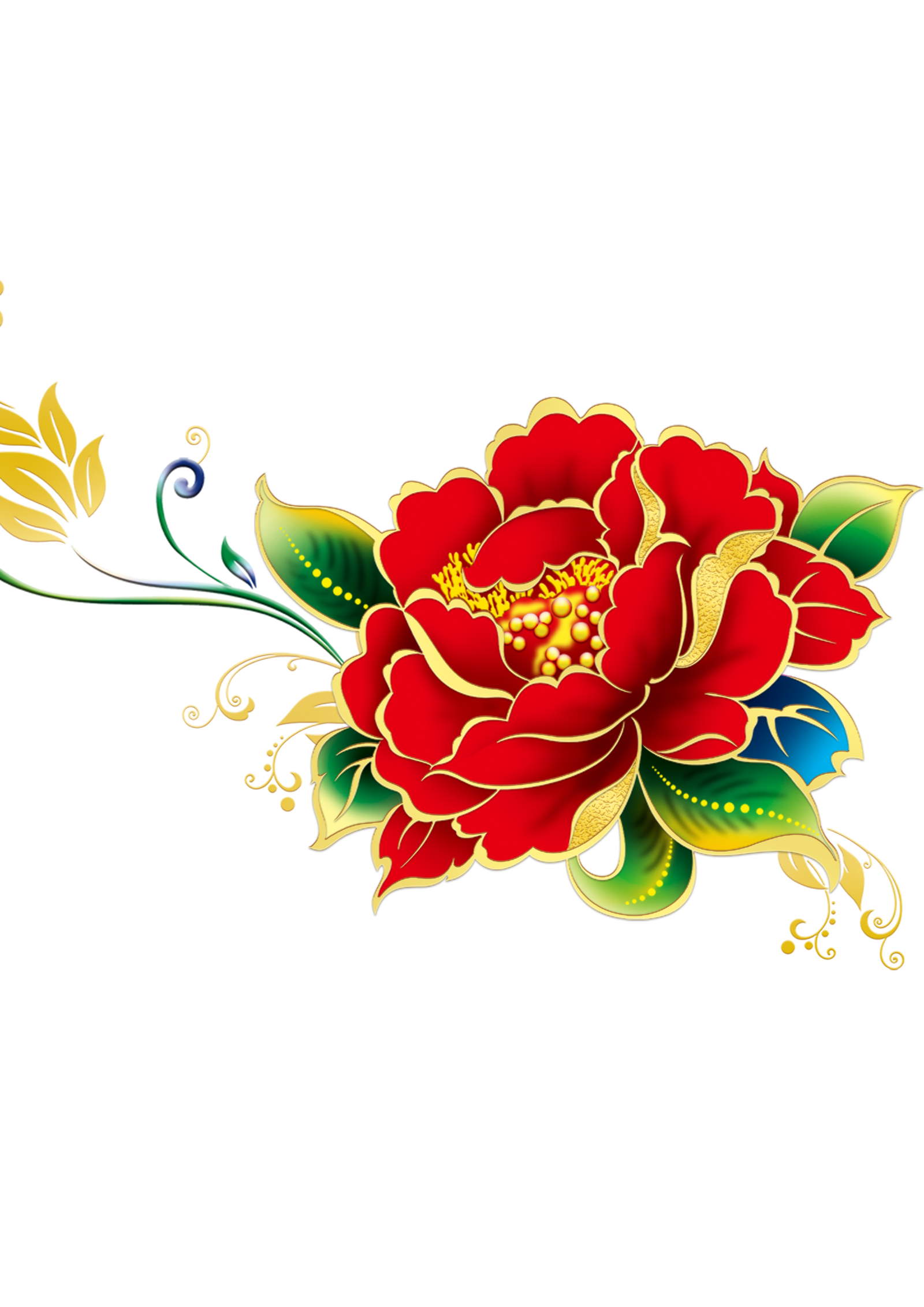 Moutan download flower illustration. Peony clipart illustrated