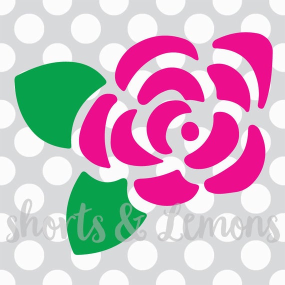 peony clipart simple