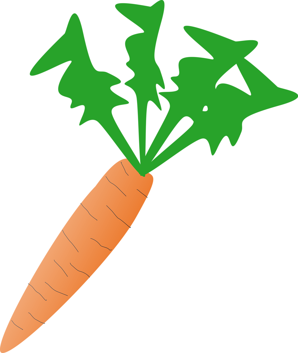People clipart carrot. Free stock photo illustration