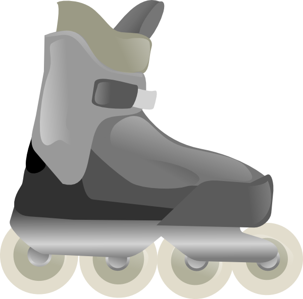 people clipart roller skating