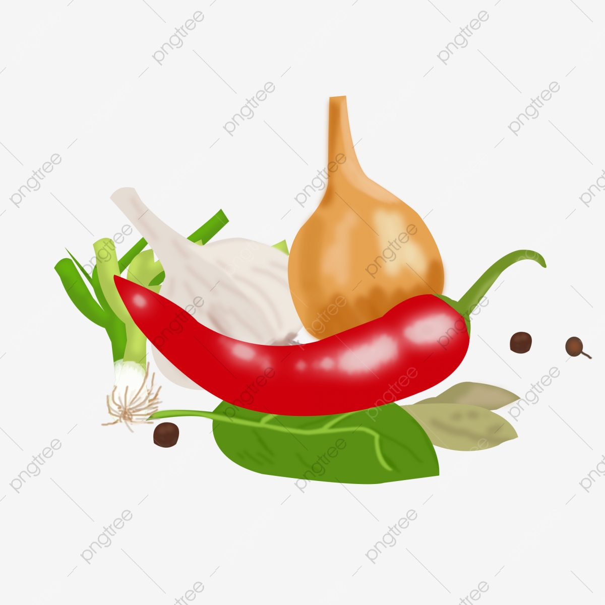 Pepper clipart chili garlic. Onion png 