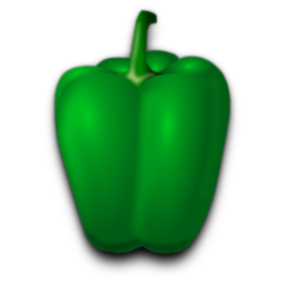 pepper clipart green pepper
