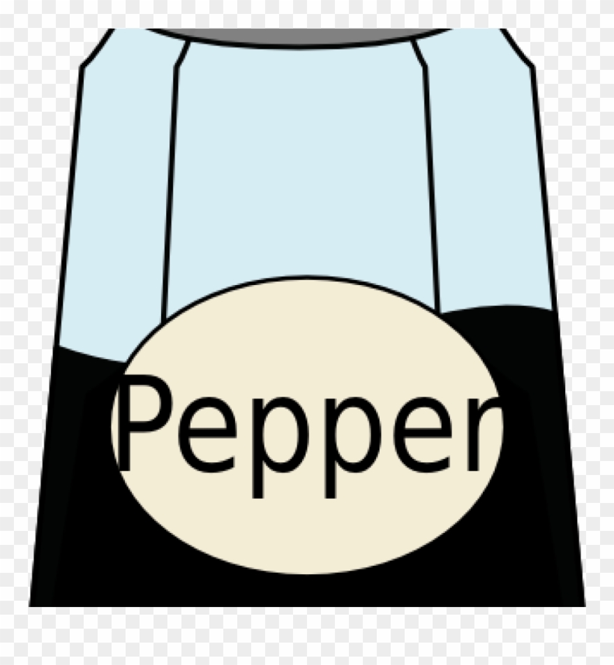Pepper clipart pepper shaker. Black free 