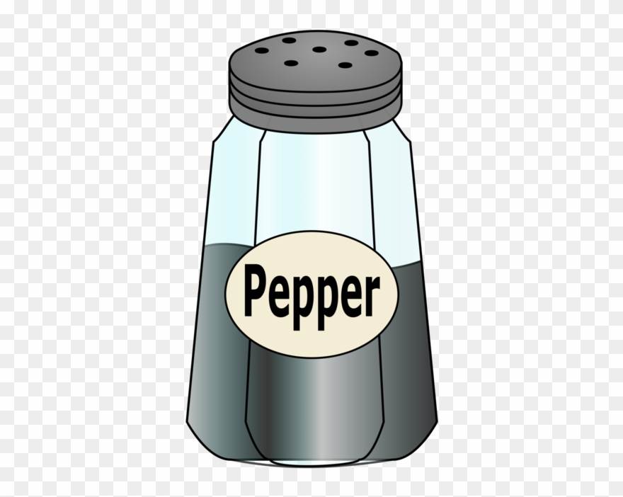 Seasoning salt shakers cooking. Pepper clipart pepper shaker