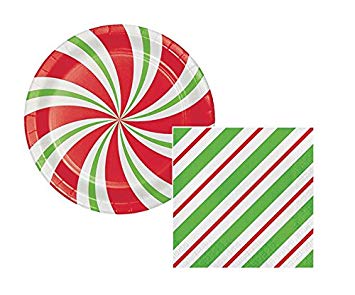 peppermint clipart red green