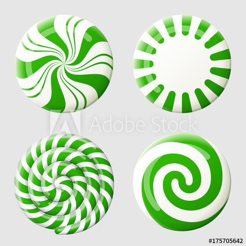 peppermint clipart round candy