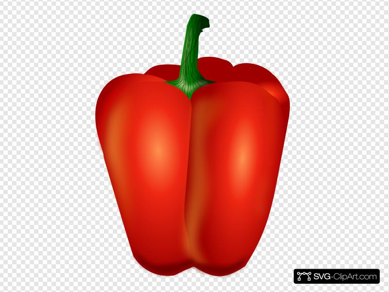 Peppers clipart svg. Pepper clip art icon