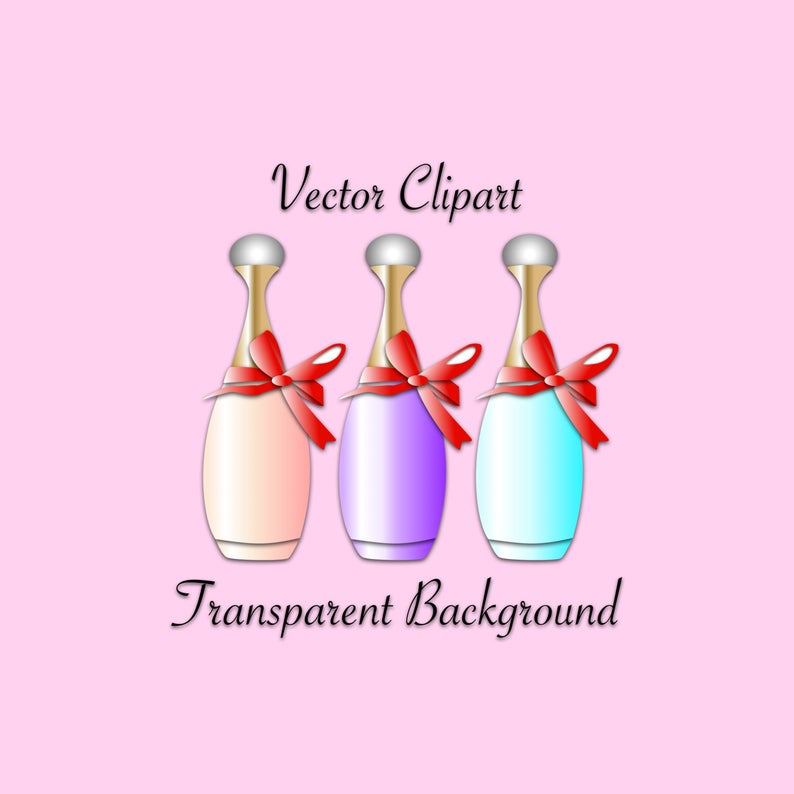 Perfume clipart fragrance. Makeup cosmetic stamp bottle