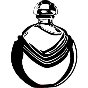 perfume clipart outline