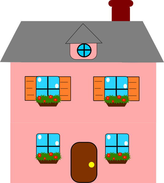 person clipart house