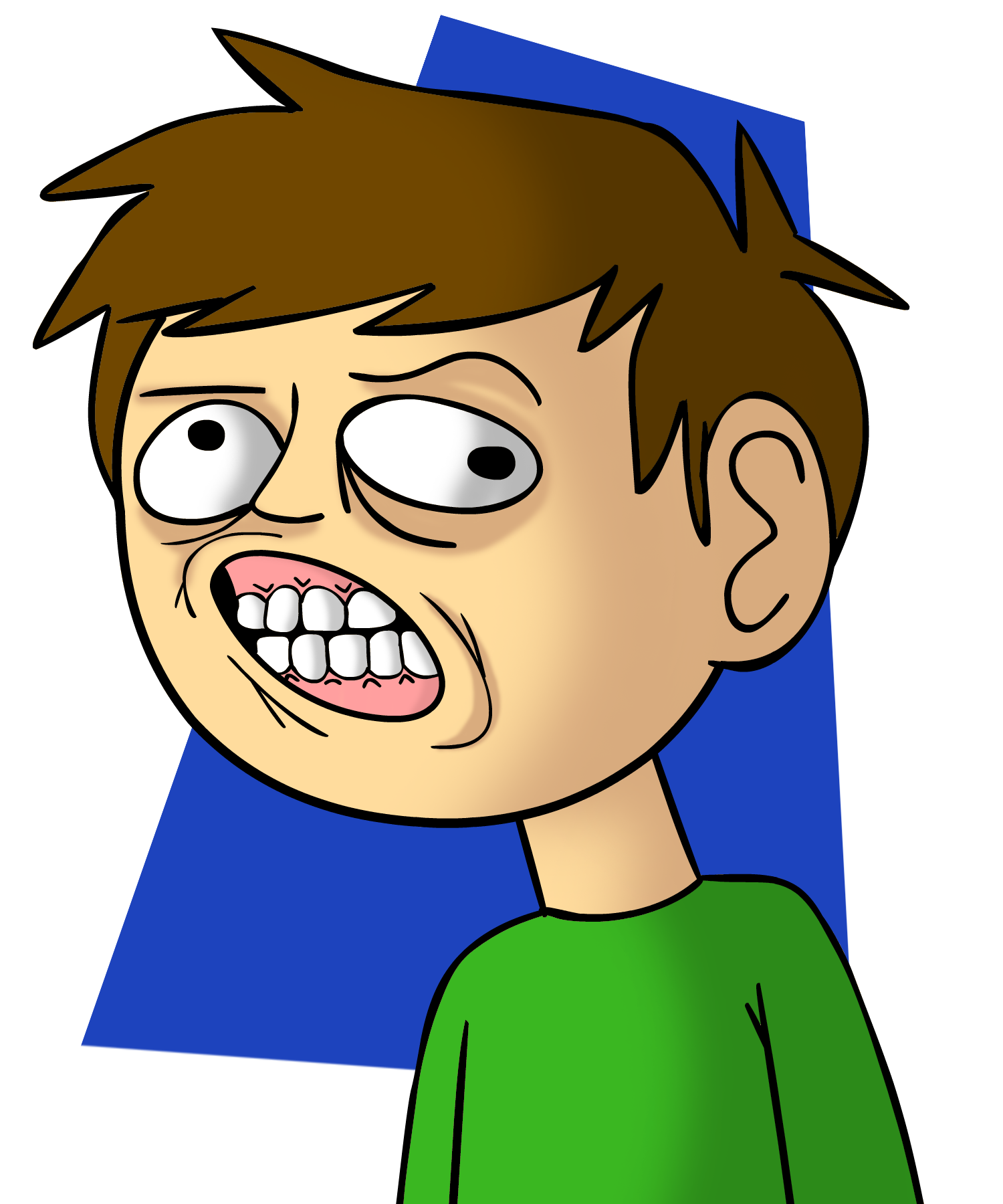 person clipart two faced