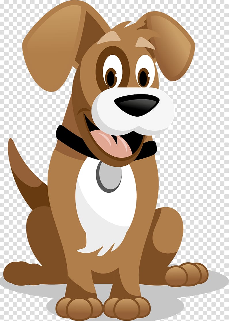 Brown vaccination of dogs. Pet clipart basic dog