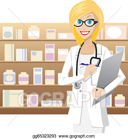 Pharmacist clipart. Clip art royalty free