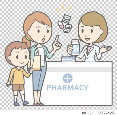 Pharmacist clipart child. Illustration that a housewife