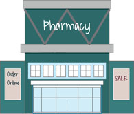 pharmacist clipart pharmacy building
