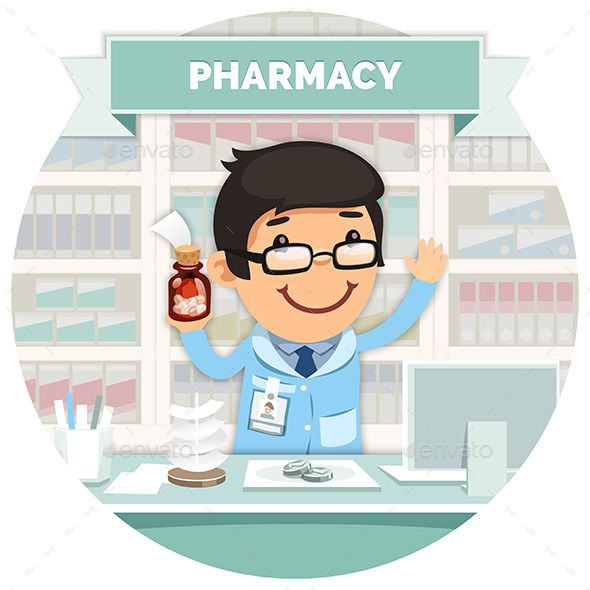 pharmacist clipart pharmacy counter