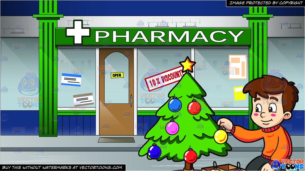 pharmacy clipart christmas