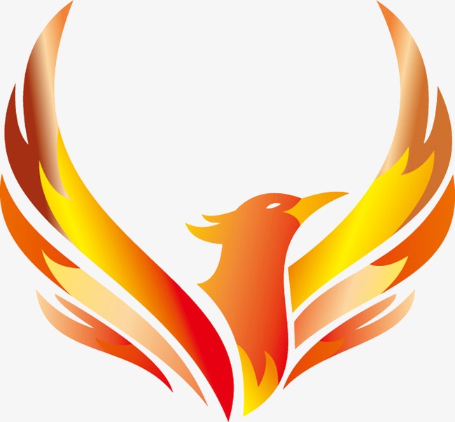 Phoenix clipart. Logo vector design mark