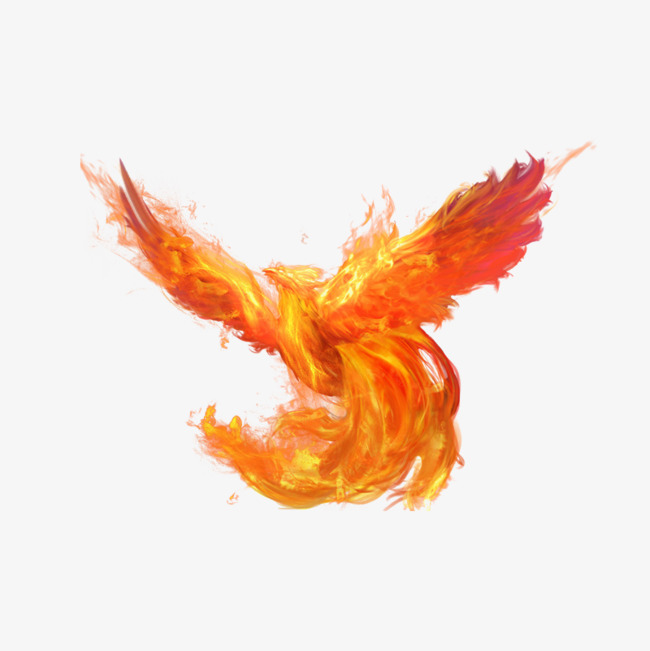 Phoenix clipart flaming. Bath fire flame phenix