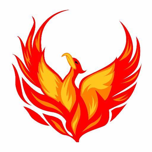 phoenix clipart flaming