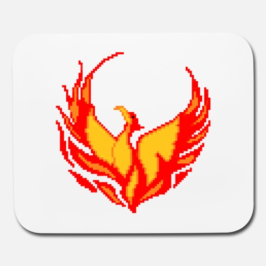 phoenix clipart pixel art
