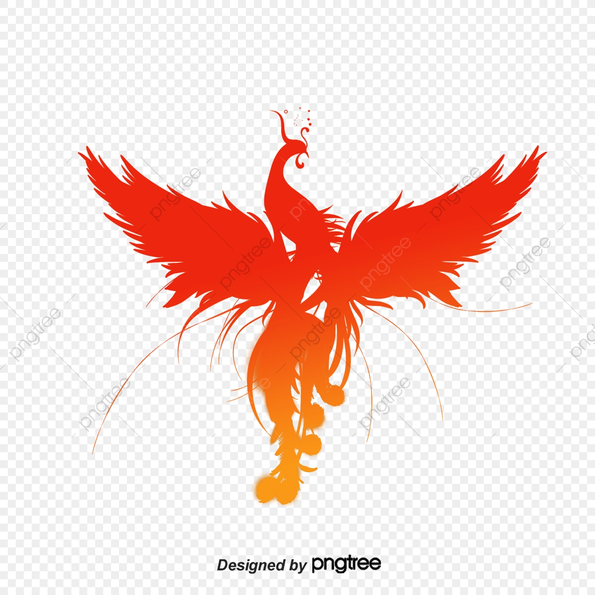 phoenix clipart red