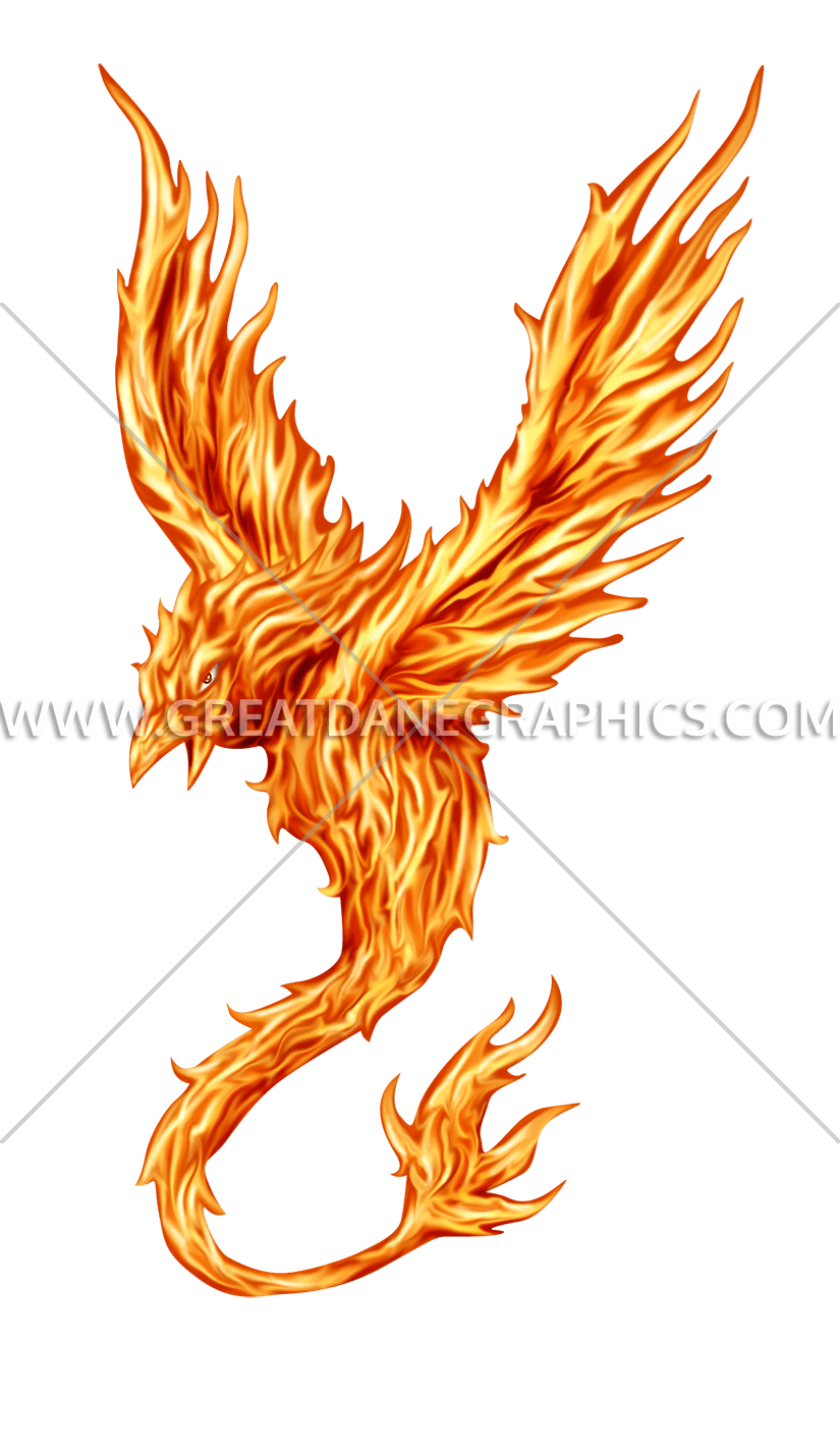Production ready artwork for. Phoenix clipart simplified
