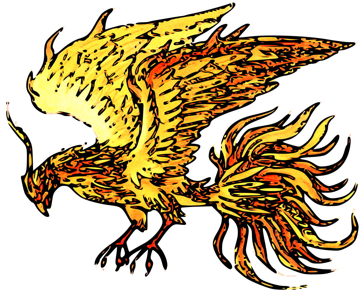 phoenix clipart svg