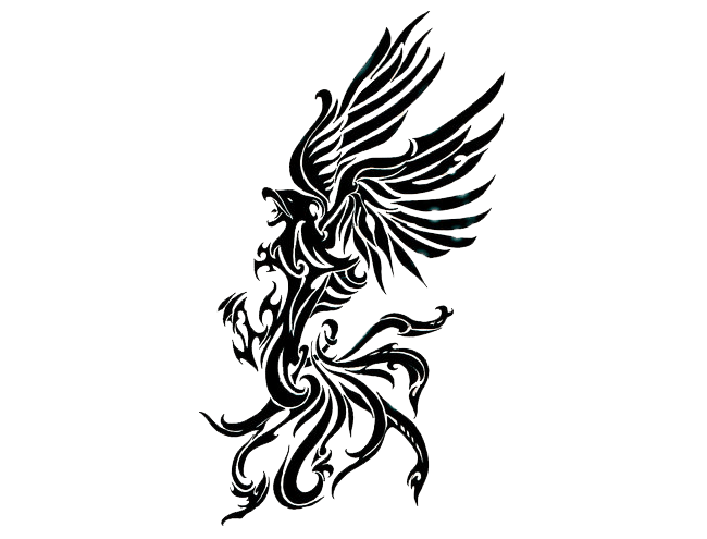 Phoenix clipart transparent background. Tattoo right png stickpng