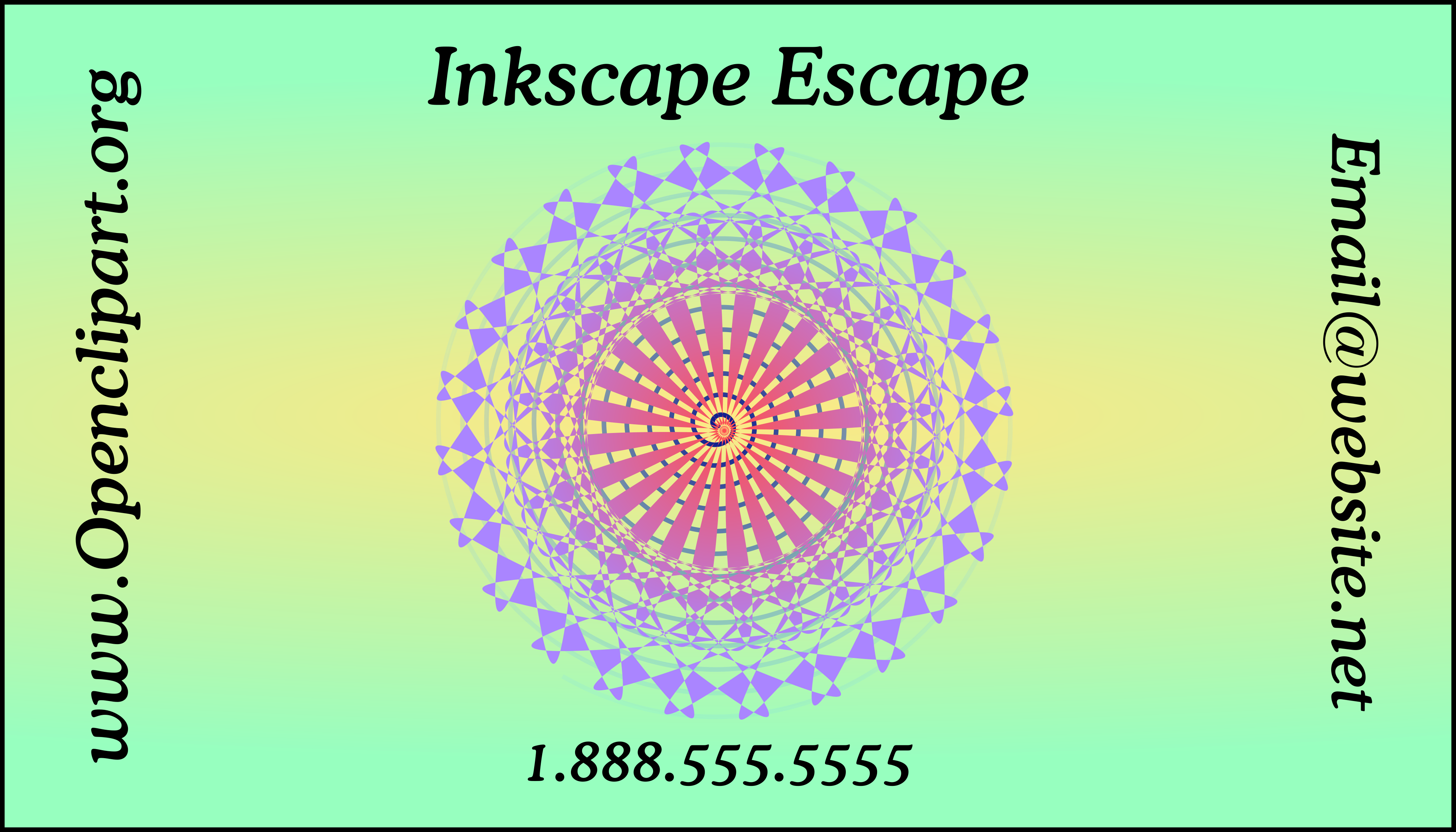 Sample big image png. Phone clipart business card