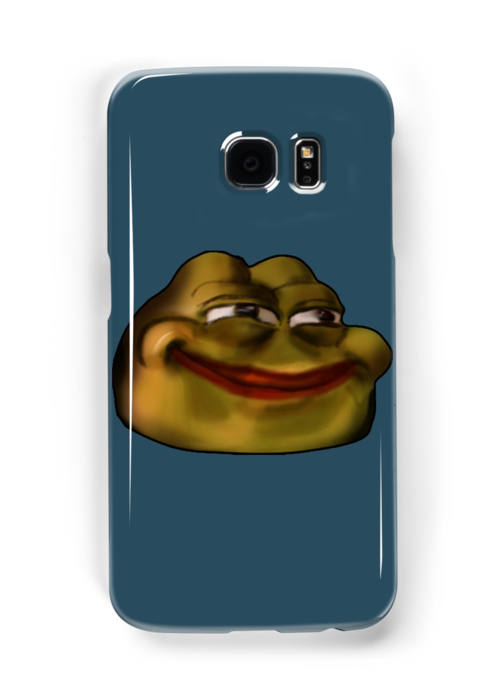 Pepe the smug frog. Phone clipart phone case