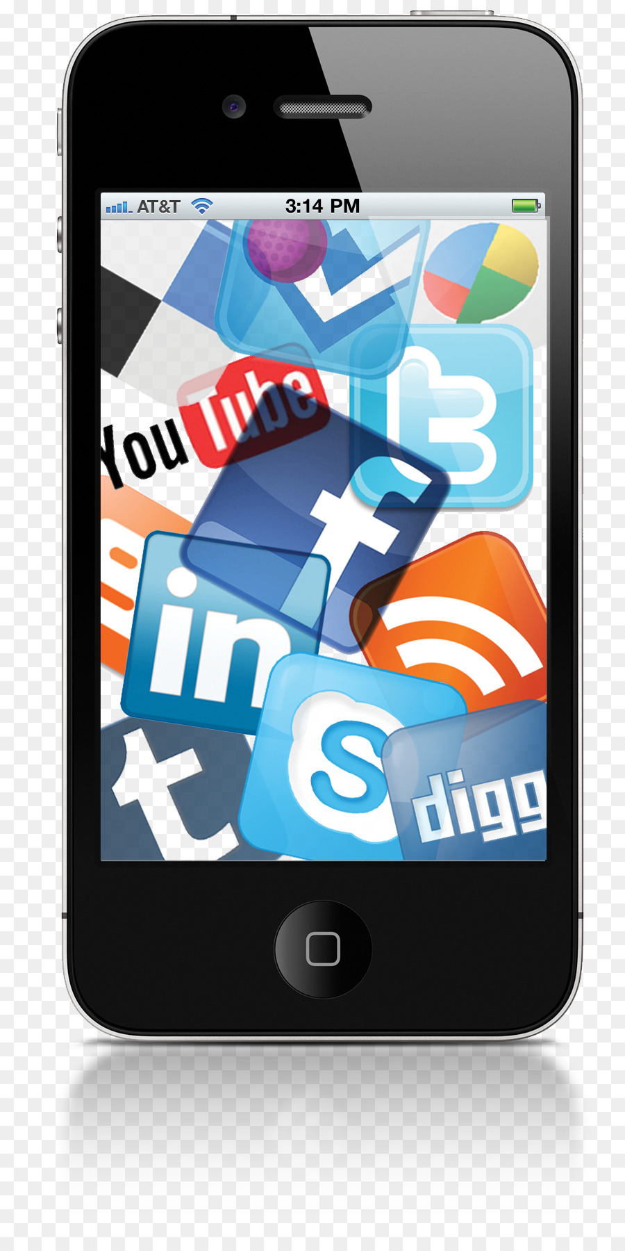 phone clipart social media