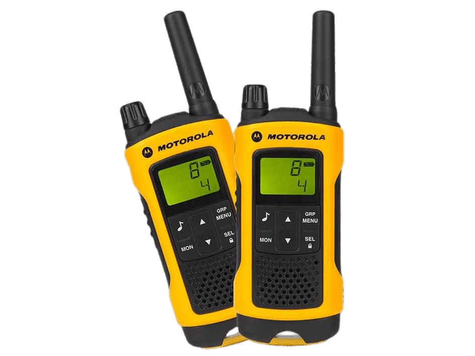 Yellow motorola walkie talkies. Phone clipart two way