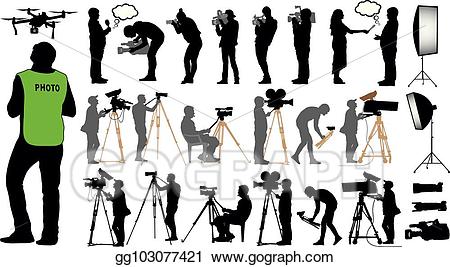 photograph clipart camera man