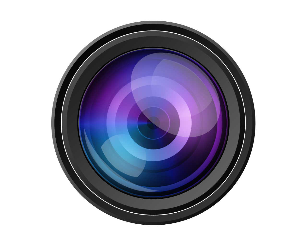 Lens transparent png pictures. Photograph clipart purple camera
