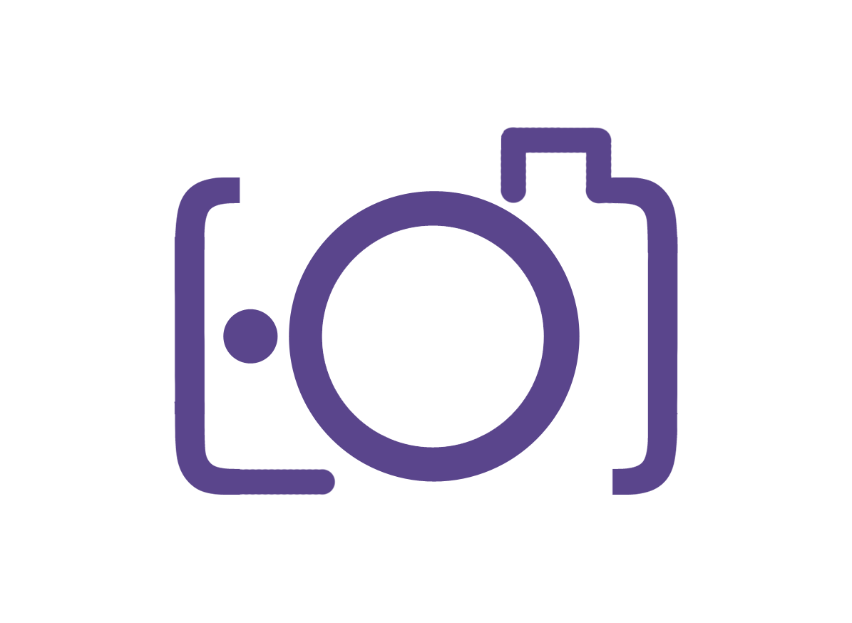 How to use snapshop. Photograph clipart purple camera