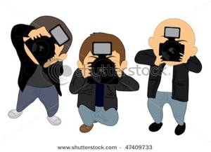 Photograph clipart took. Paparazzi taking pictures image
