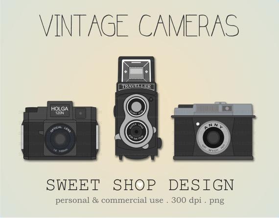 photograph clipart vintage camera