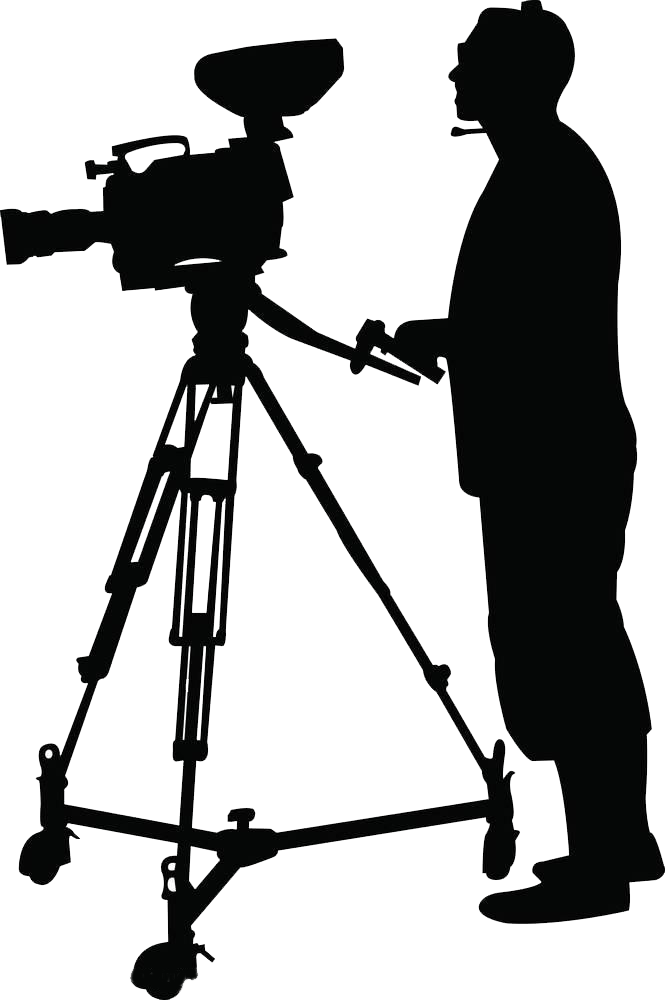 Camera operator clip art. Photographer clipart cameraman