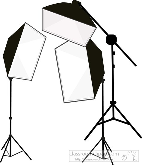 photographer clipart lights camera