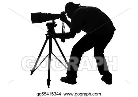 Photography clipart sport photographer. Stock illustration professional sports
