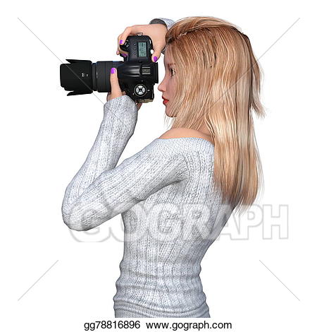 photography clipart female photographer