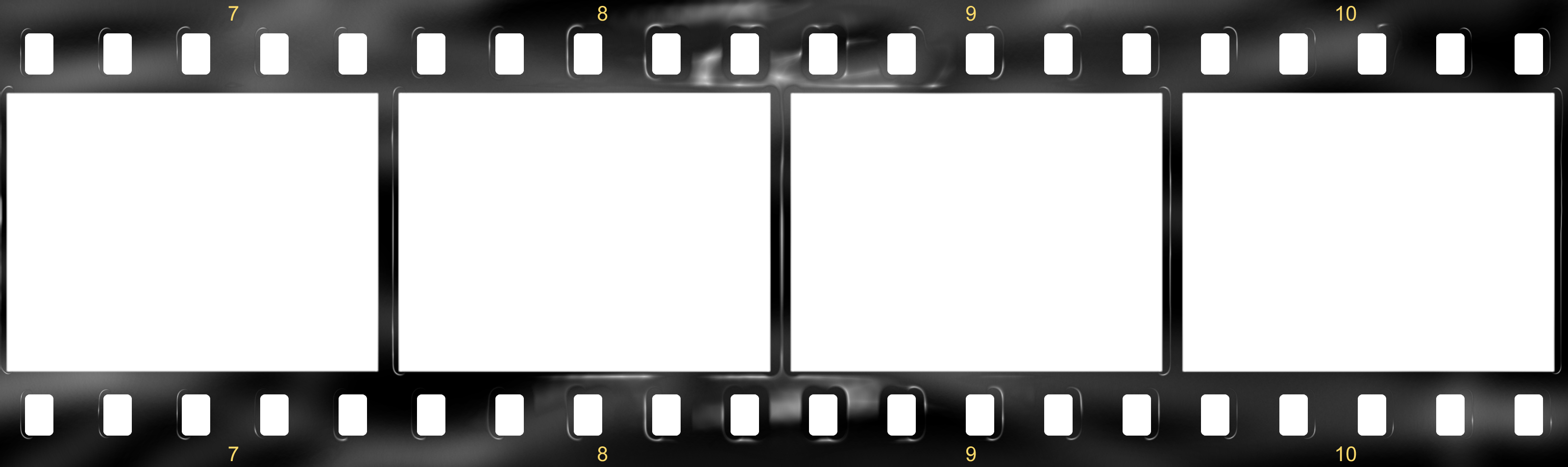 Cinematic Film Frame Template Clipart SVG File