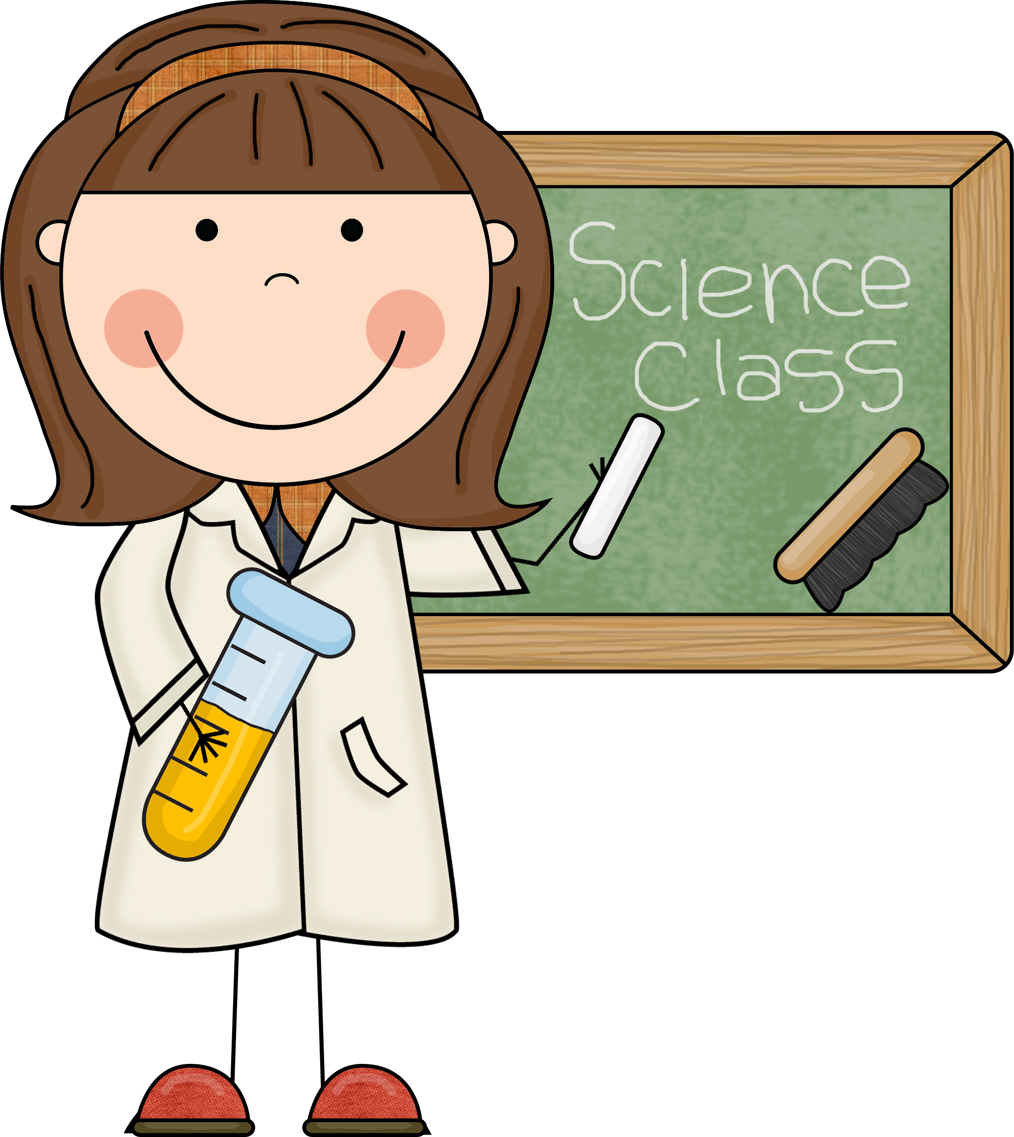 A list of testable. Scientist clipart science classroom