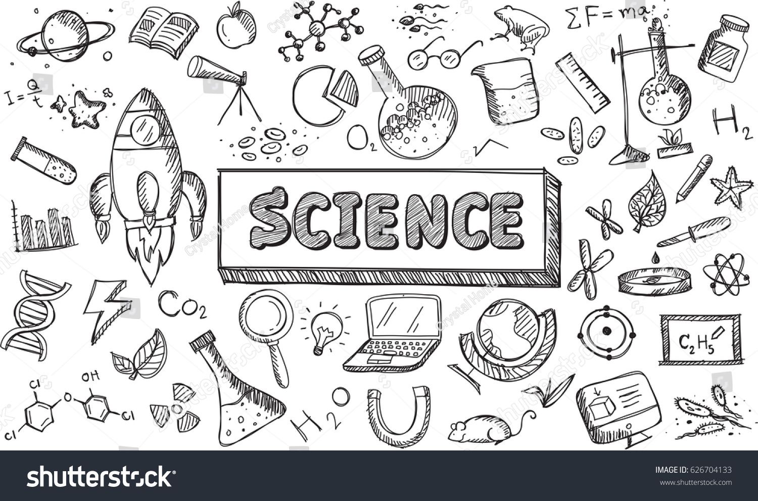 physics clipart sketch